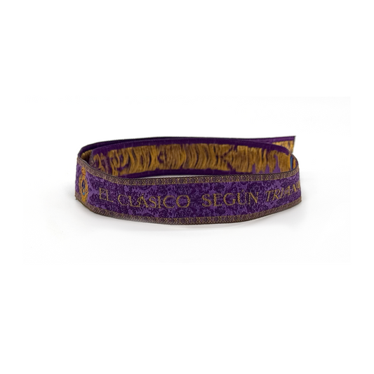 Pulsera El Clásico Según Triana Morado